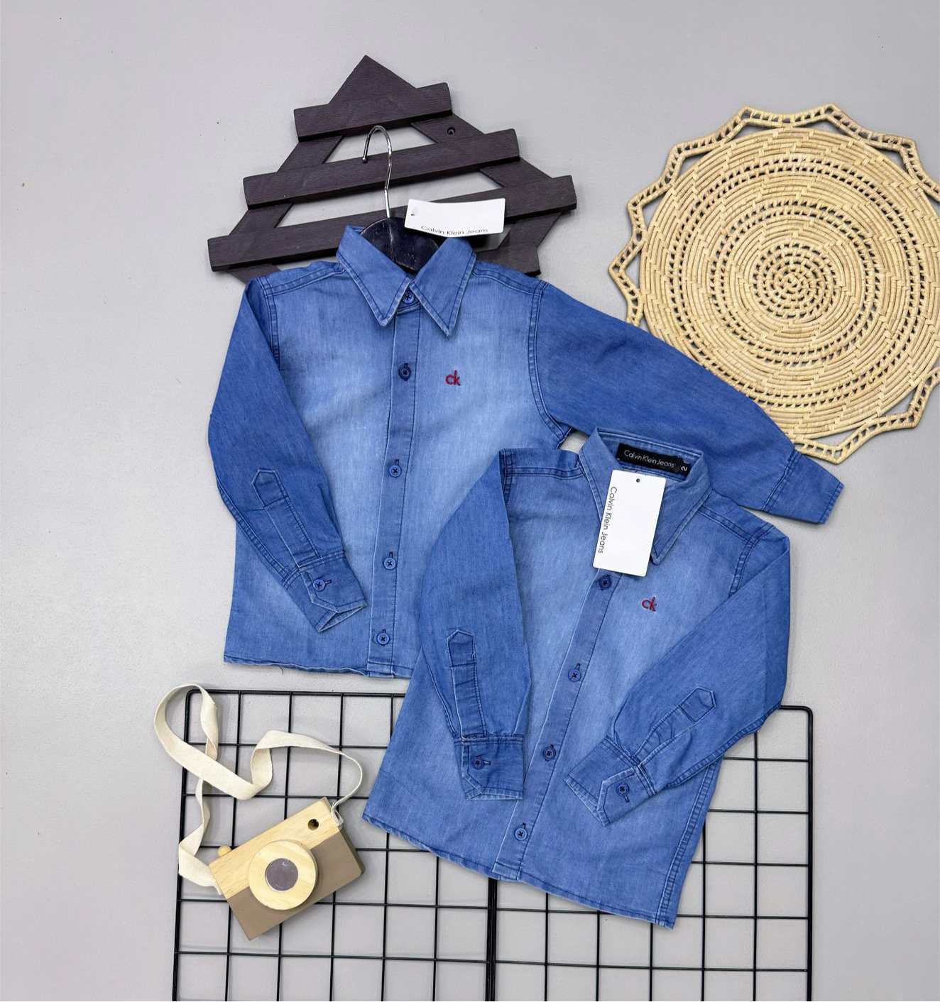 Camisa Jeans CK Infantil