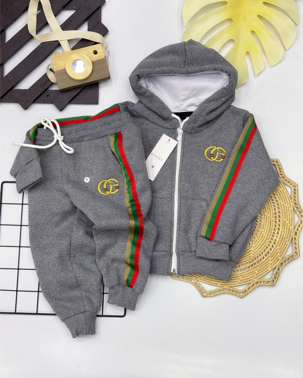 Conjunto Moletom GC Listra Infantil - Última Peça