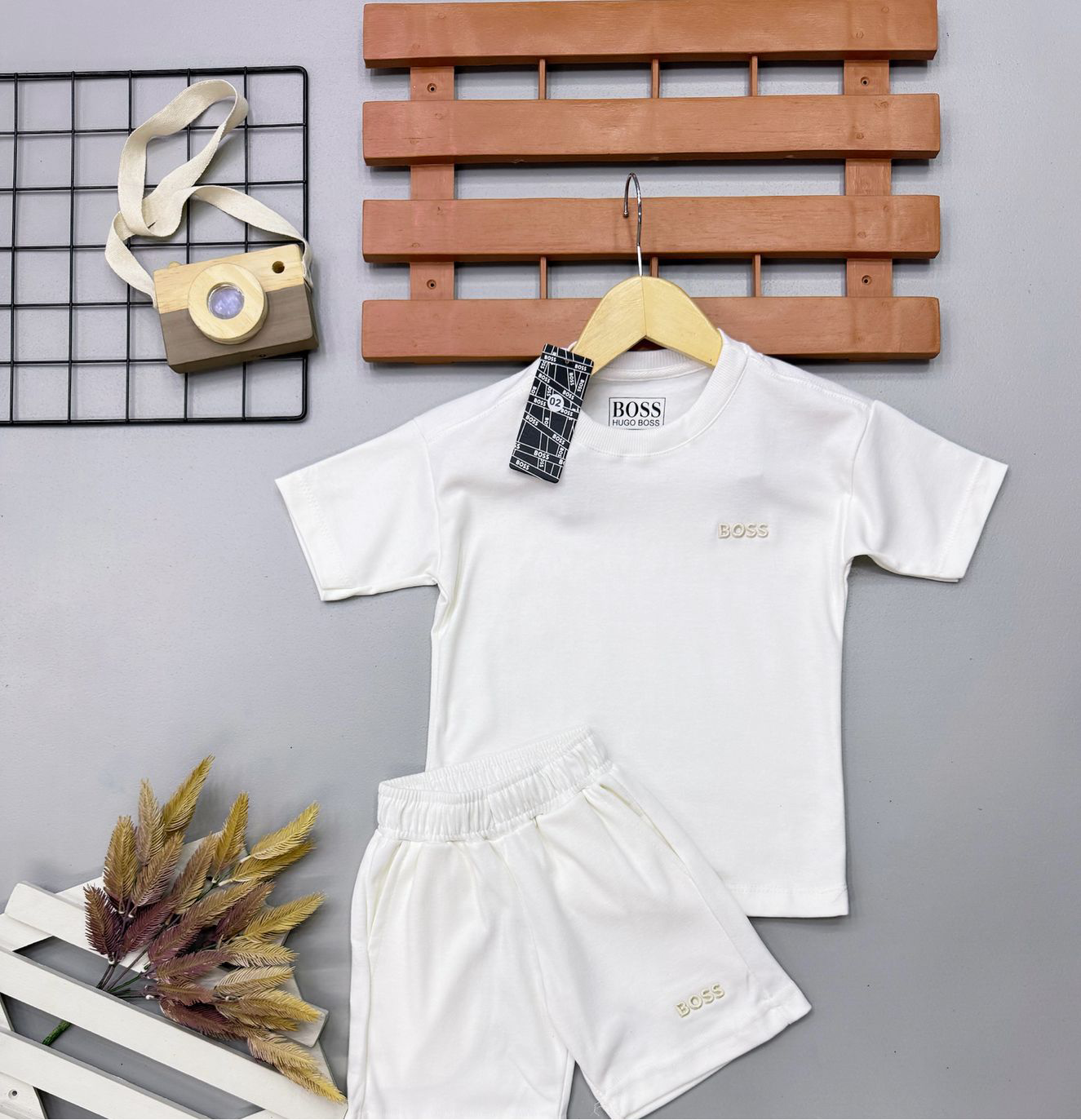 Conjunto Verão Suedine Infantil HB - Última peça