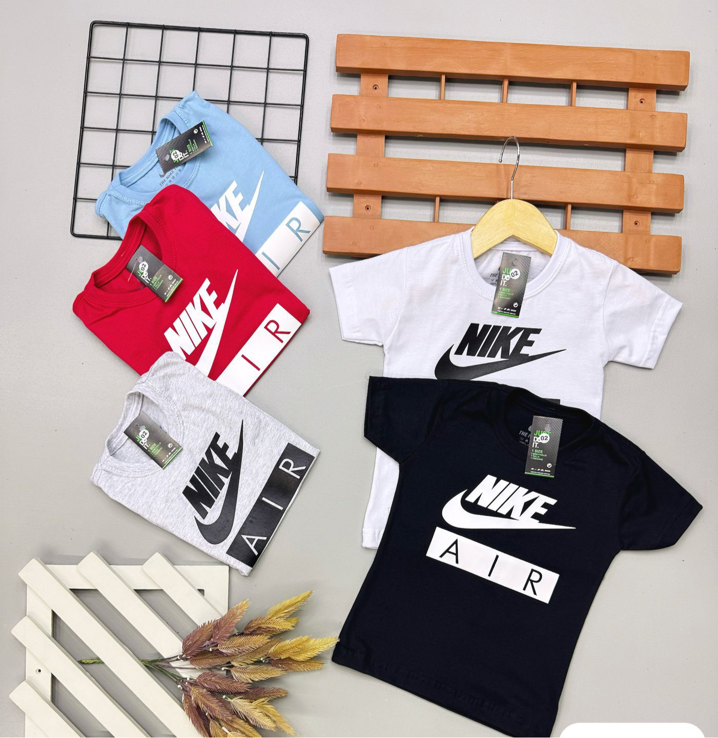 Camiseta NK Escrita Infantil