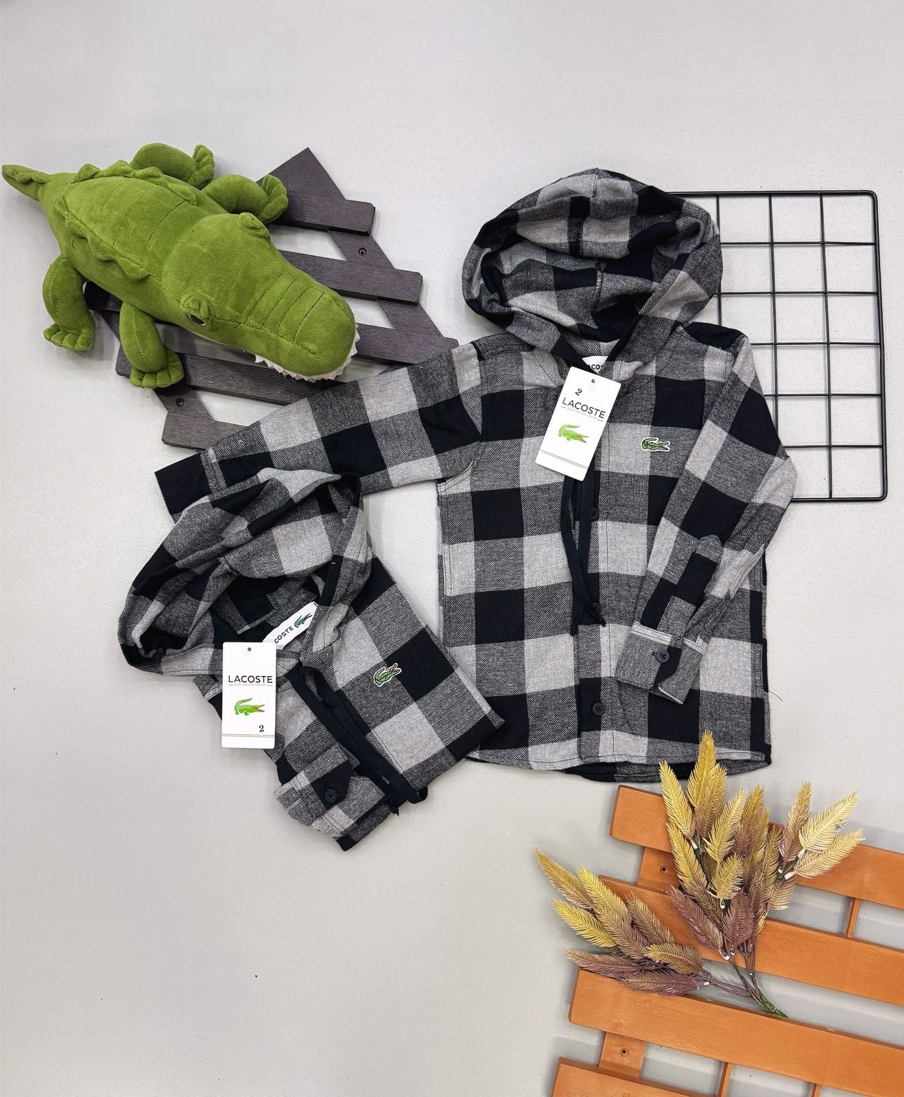 Camisa Xadrez Capuz - Última Peça