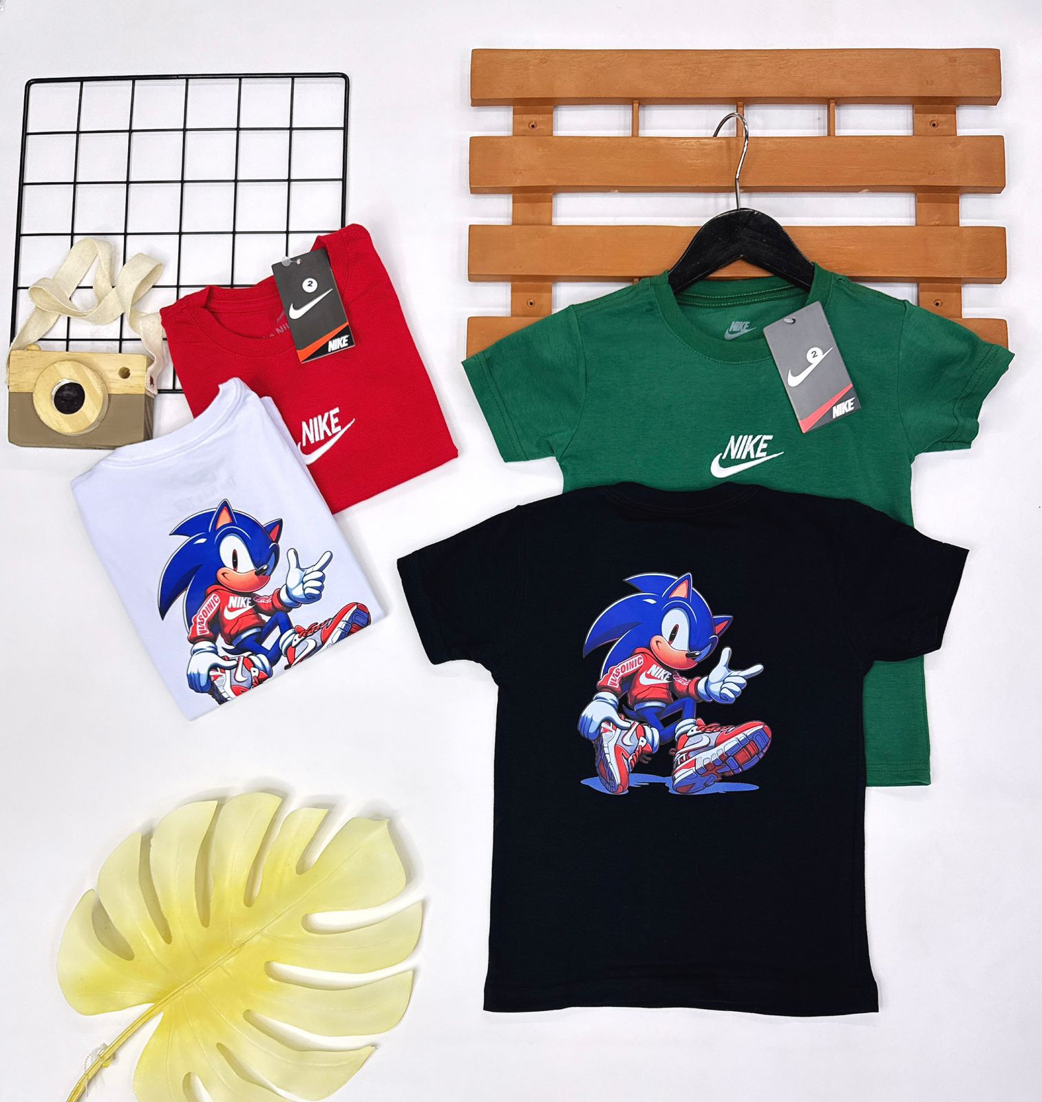 Camiseta NK Personagem Sonic Infantil