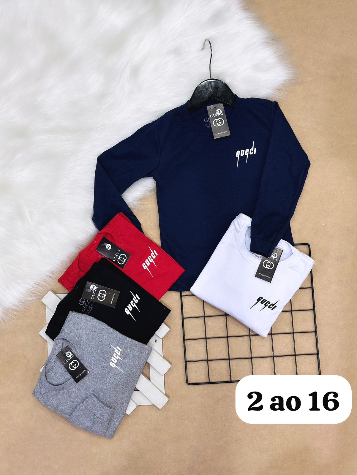 Camiseta GC Manga Longa Infantil - Última Peça