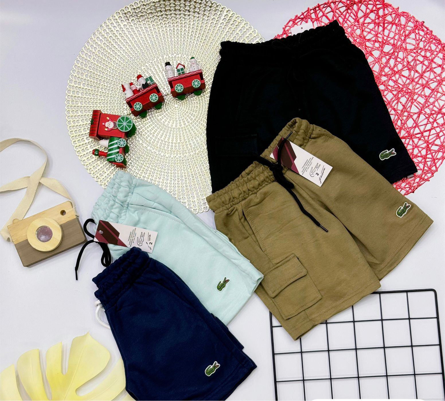 Bermuda Moletom Cargo LST Infantil