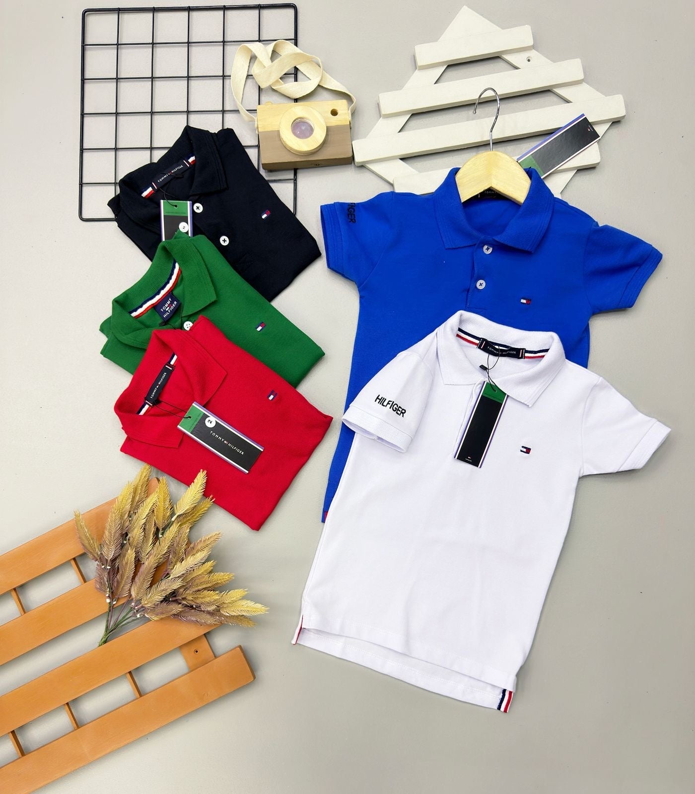 Camiseta Polo TH Infantil - Última Peça