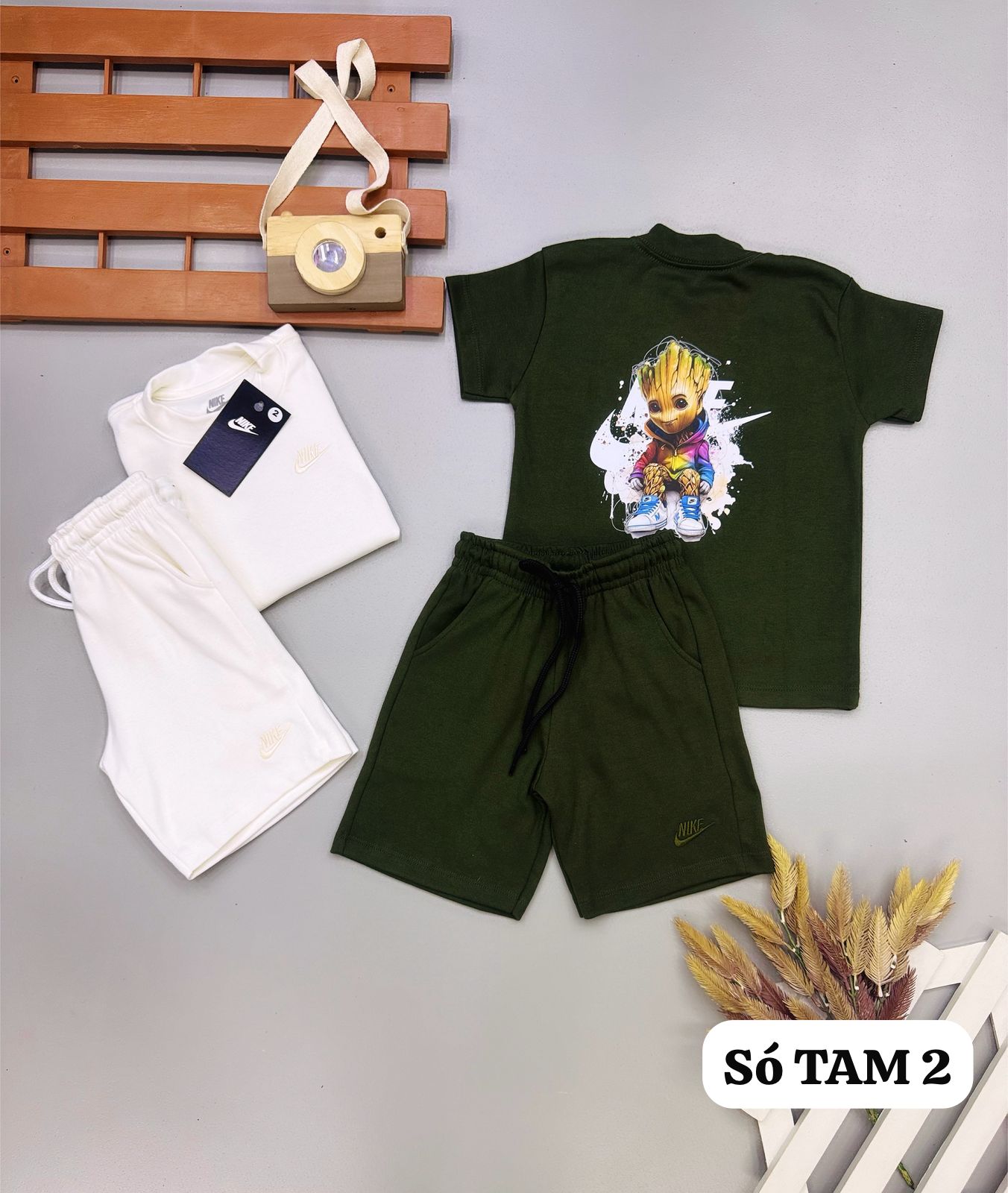 Conjunto Verão Suedine NK infantil