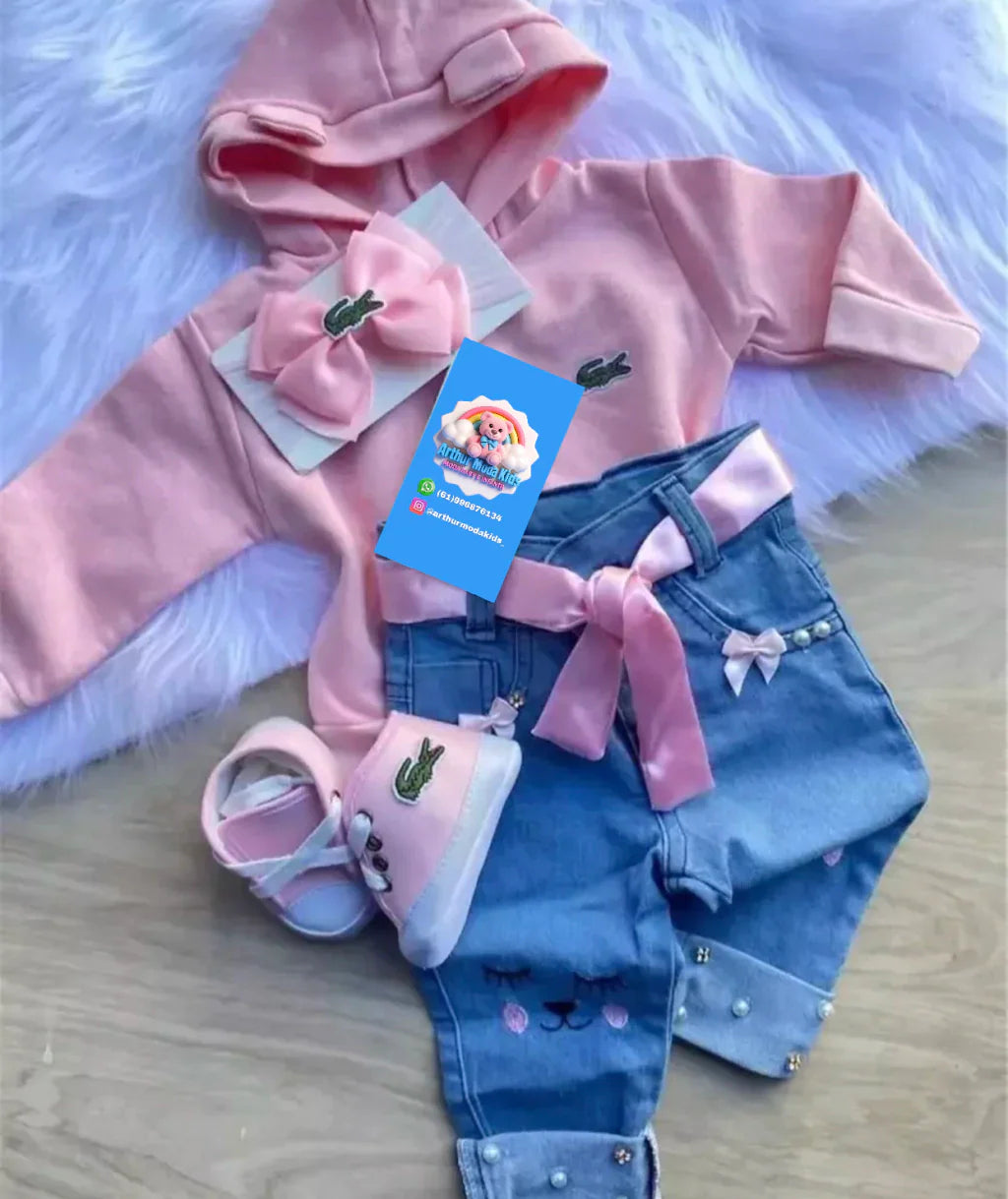 Moletom + calça pérola