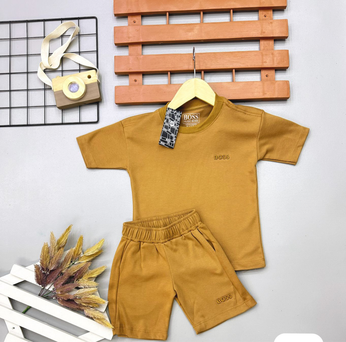 Conjunto Verão Suedine Infantil HB - Última peça