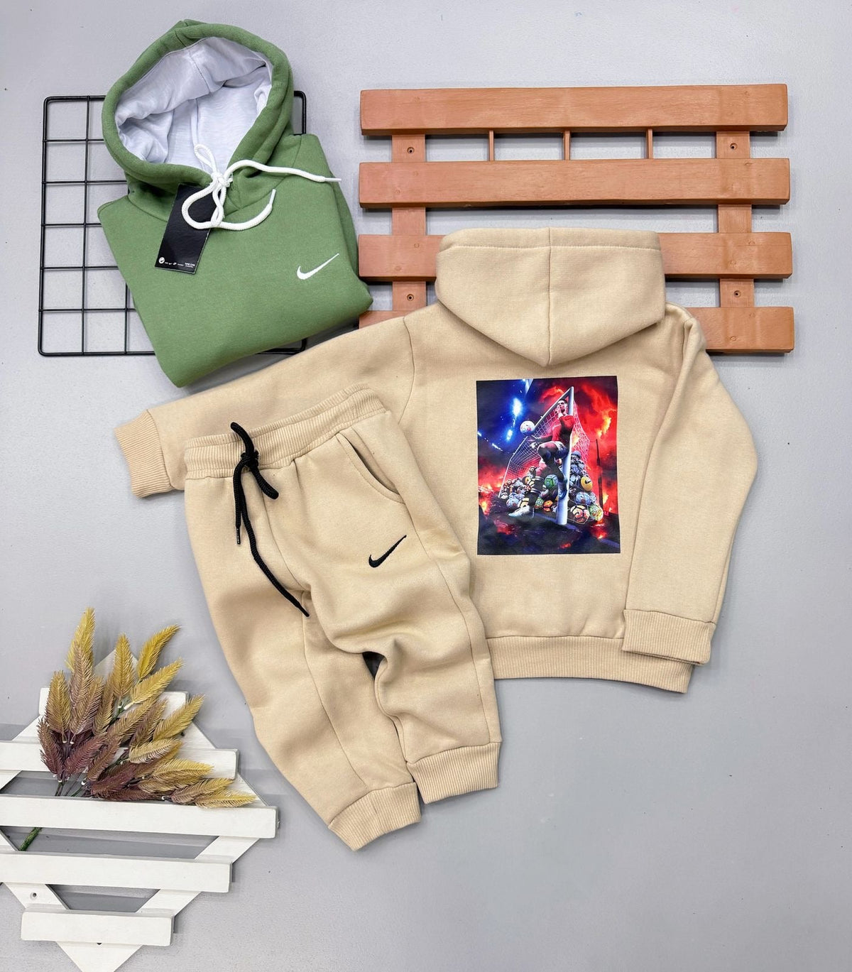 Conjunto Moletom NK CR7 Infantil - Última Peça