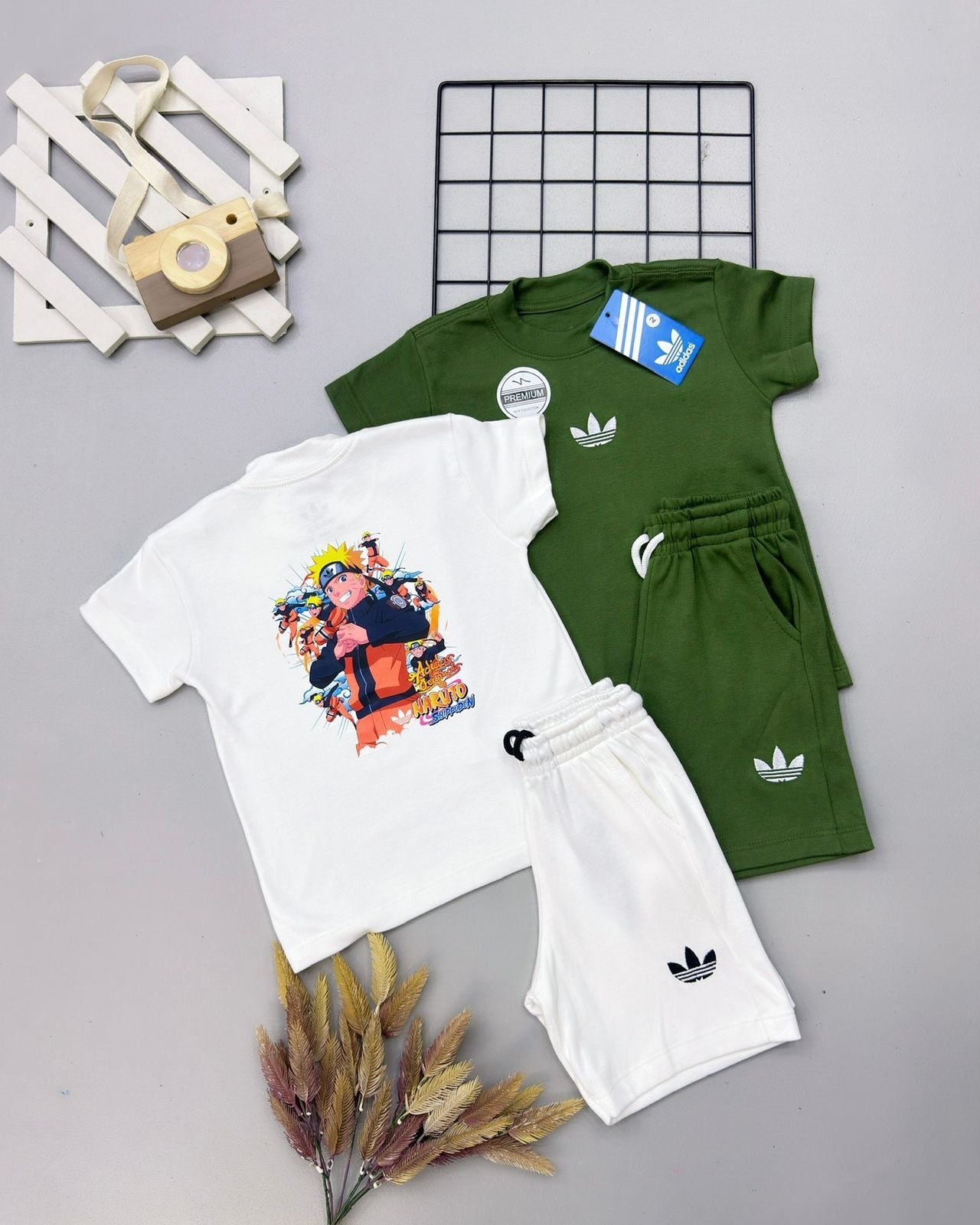 Conjunto Verão Suedine Naruto Add Infantil