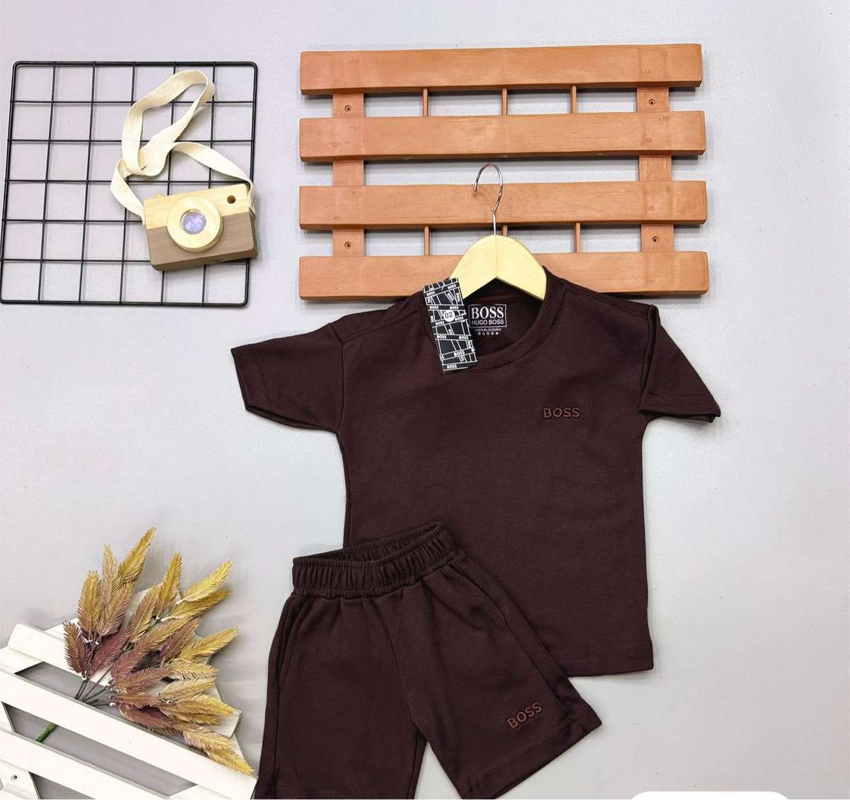 Conjunto Verão Suedine Infantil HB - Última peça