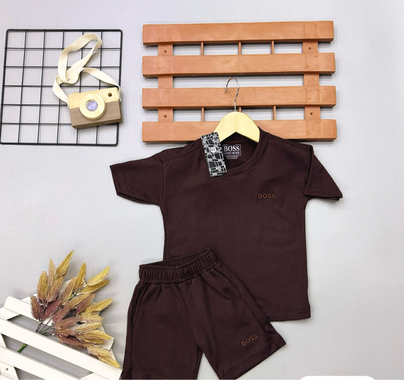 Conjunto Verão Suedine Infantil HB - Última peça