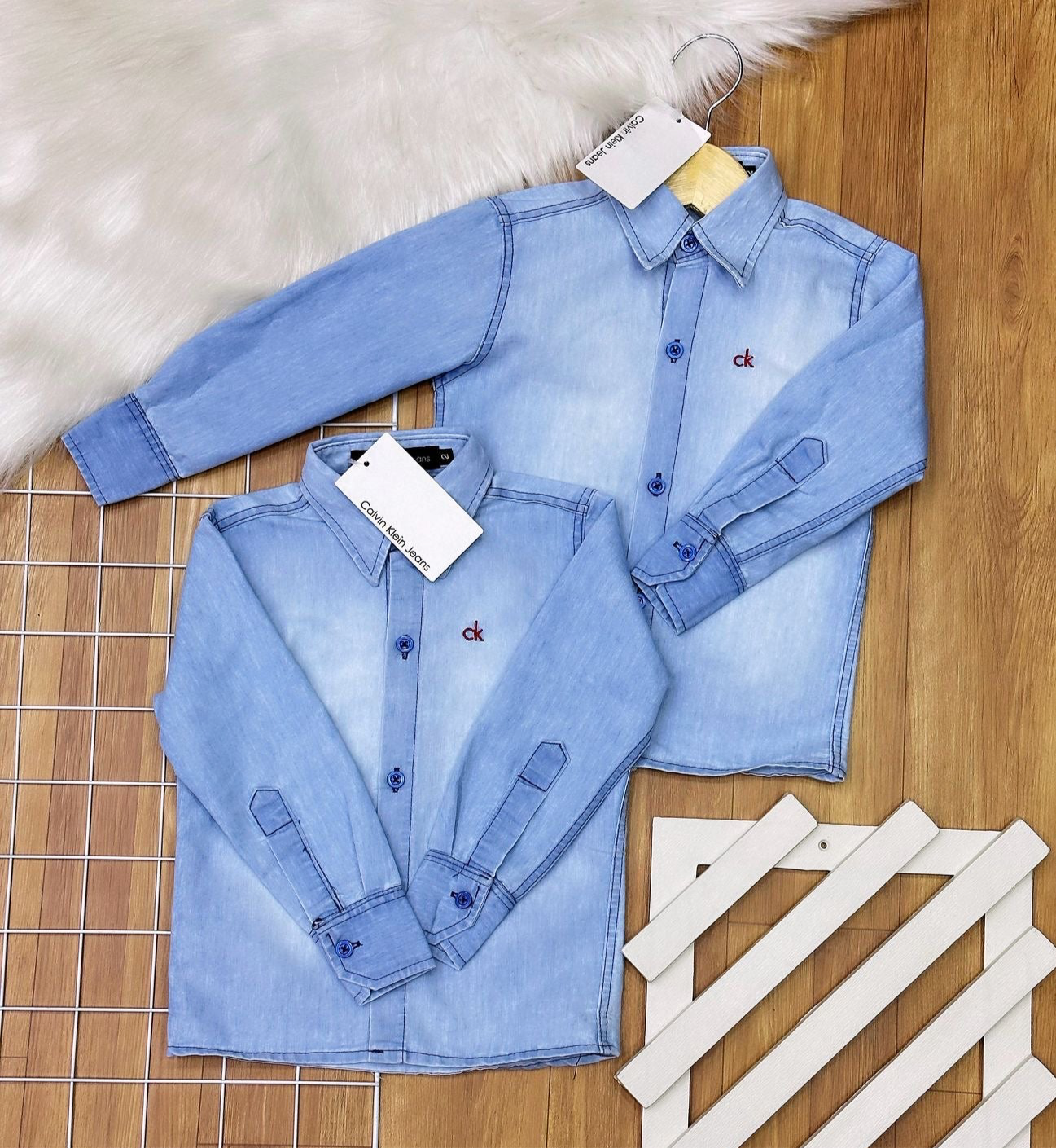 Camisa Jeans CK Infantil
