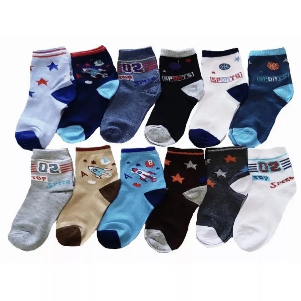 Kit 6 Pares de Meia Infantil -Menino Super Promoção!