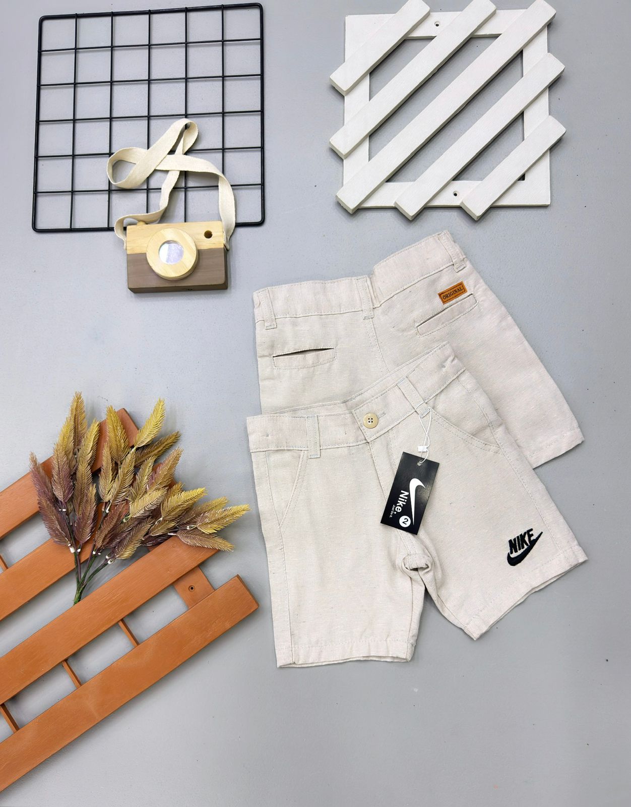 Bermuda NK Linho Infantil