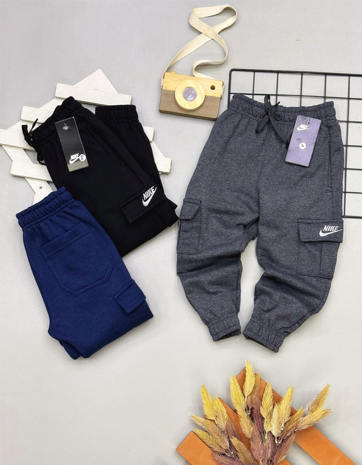 Calça Moletom NK Cargo Infantil - Última Peça