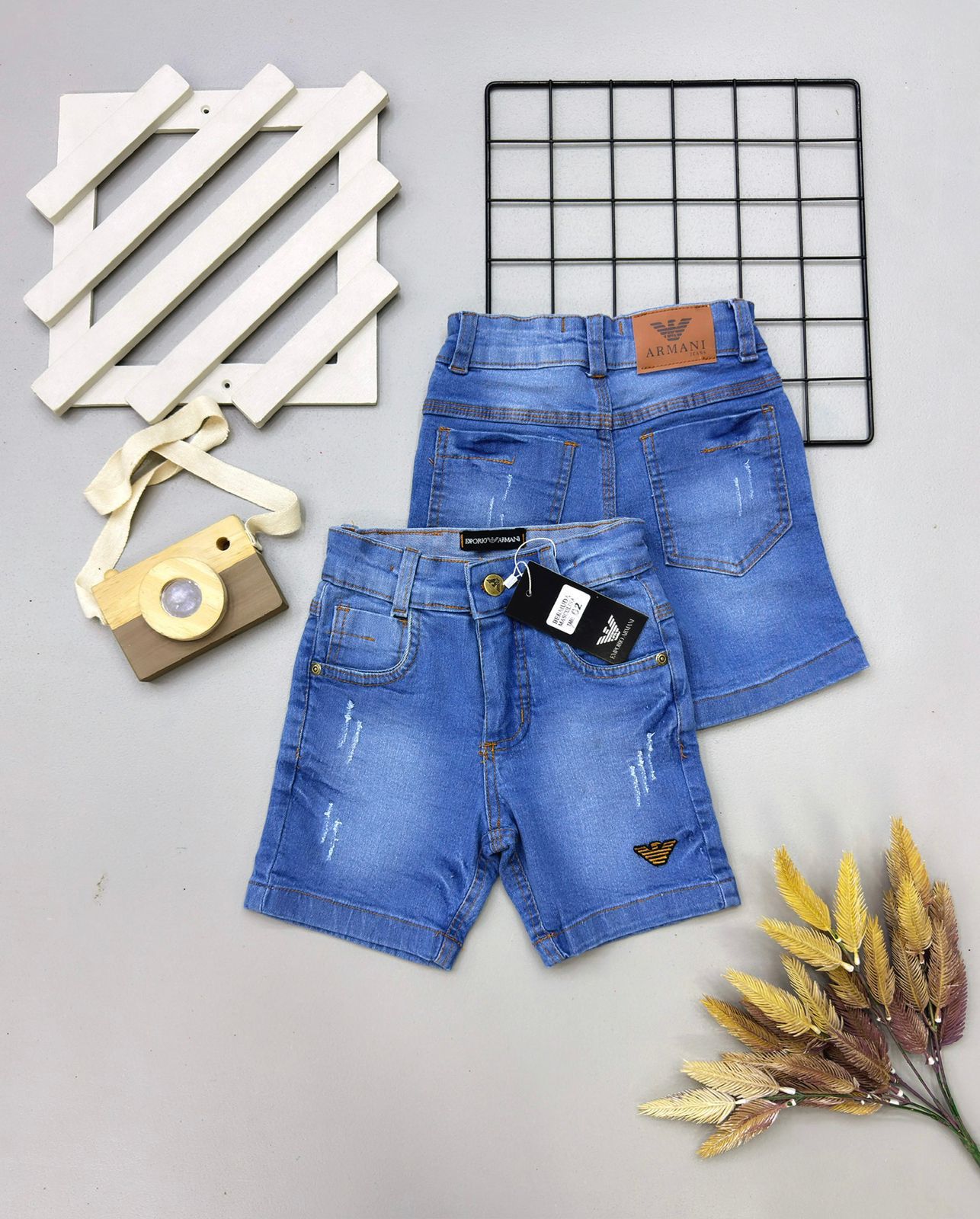 Bermuda Jeans Ea7  Infantil